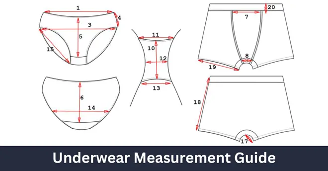 Underwear Measurement Guideline Step by Step